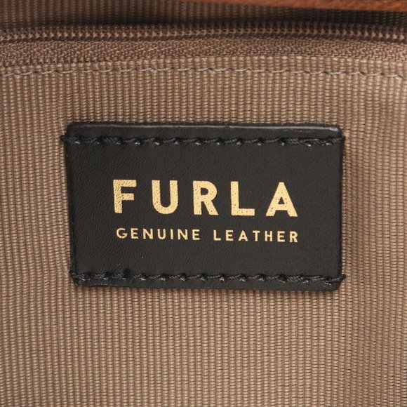Furla brown tote bag leather - Picture 4 of 7